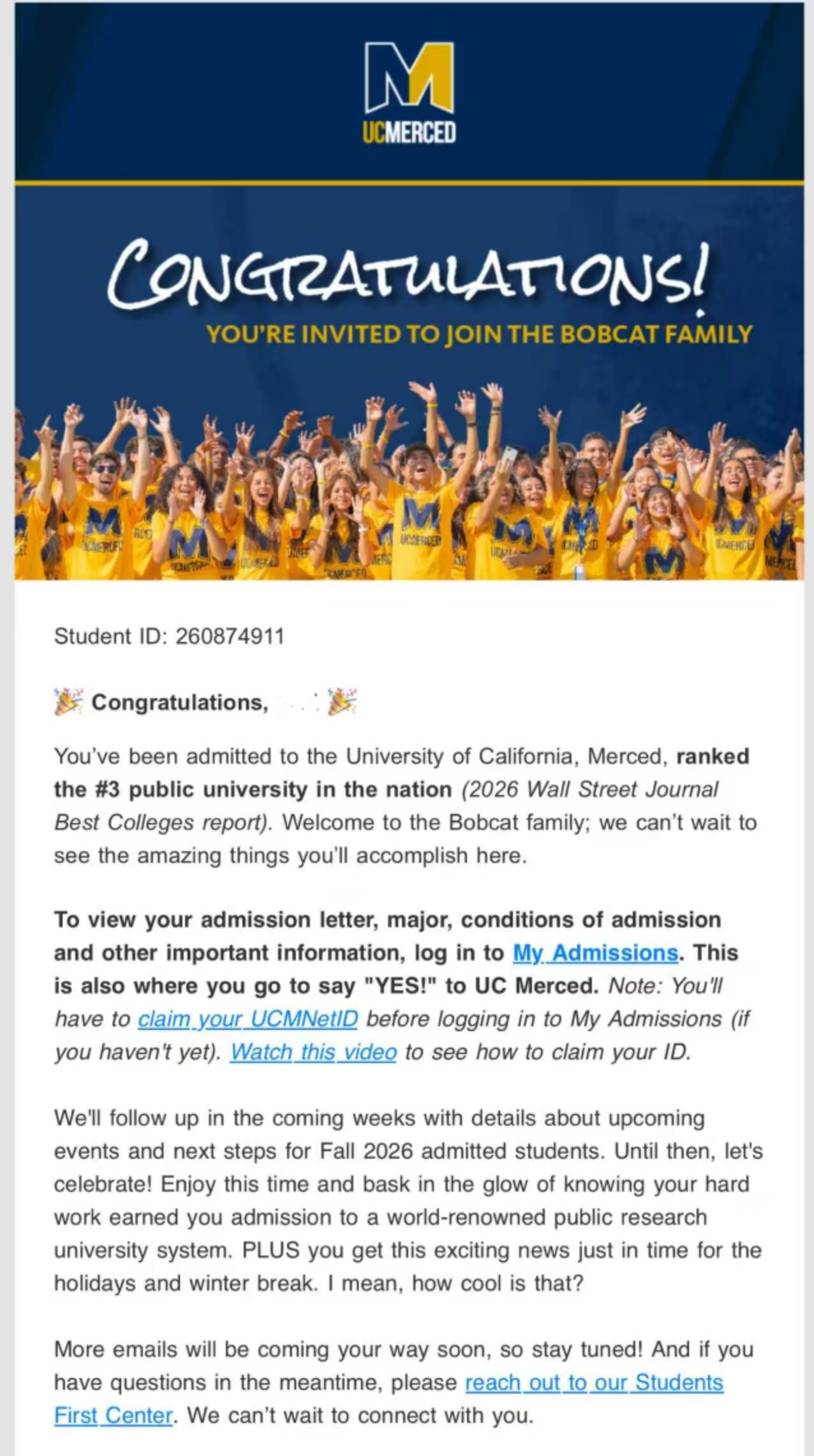 Acceptance letter 7