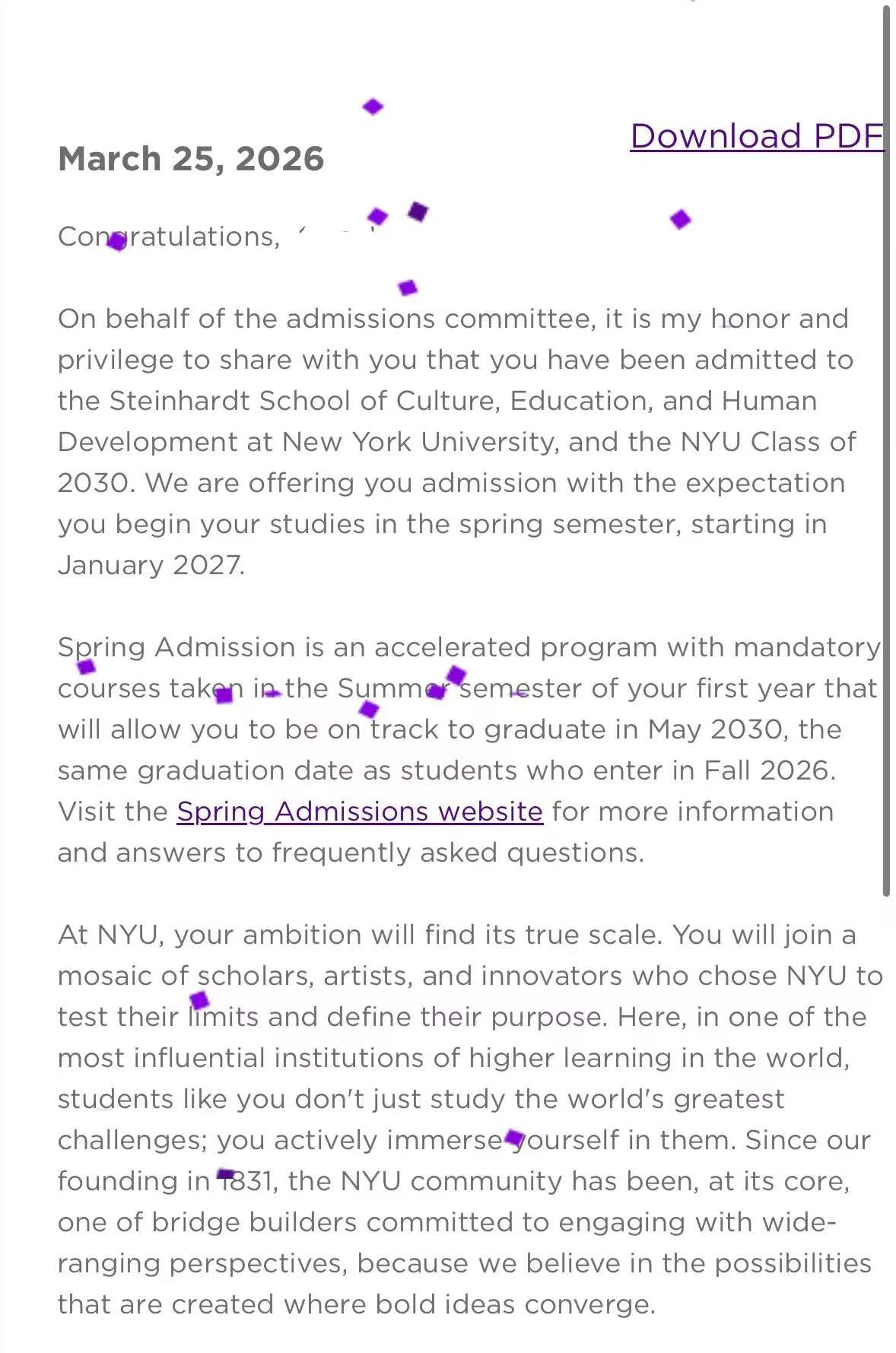 Acceptance letter 8